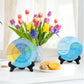Double-Sided Mental Health Emotions Wheel Chart with Stand