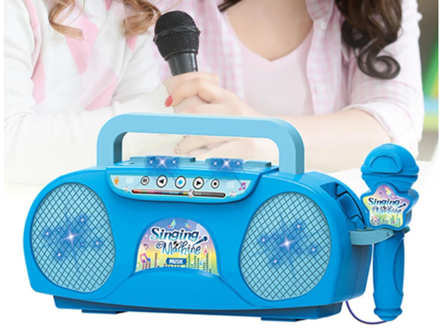 Kids Karaoke Singing Machine with  Microphone Music Toy Gifts
