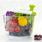Salad Spinner Fruit Drain Basket Vegetable Handheld Dryer Hand Crank Centrifuge