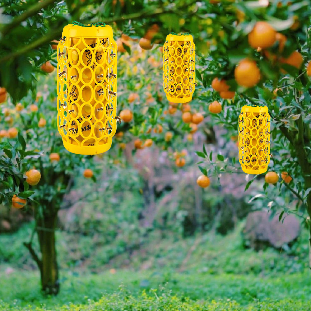 2Pcs Wasp Trap Outdoor Hanging Insect Catcher for Wasps and Carpenter Bees