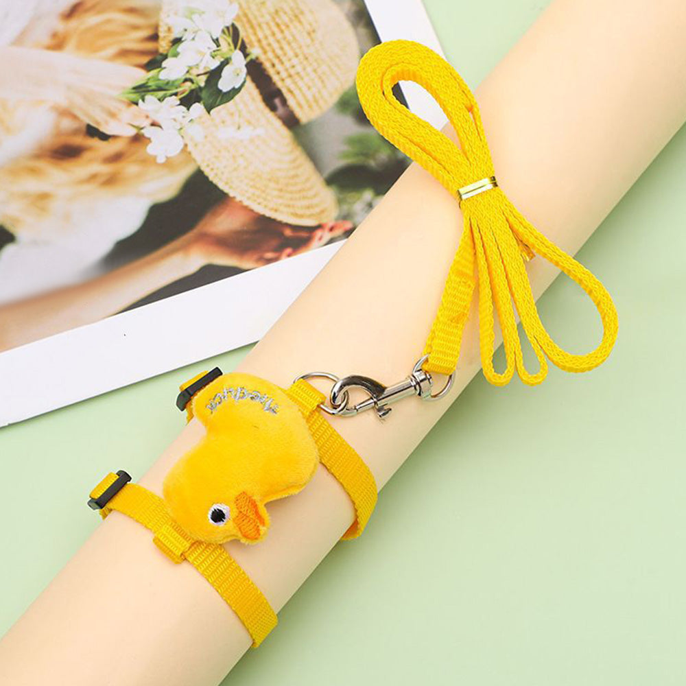 4Pcs Adjustable Rabbit Leash and Harness Set with Vest Style for Small Pets