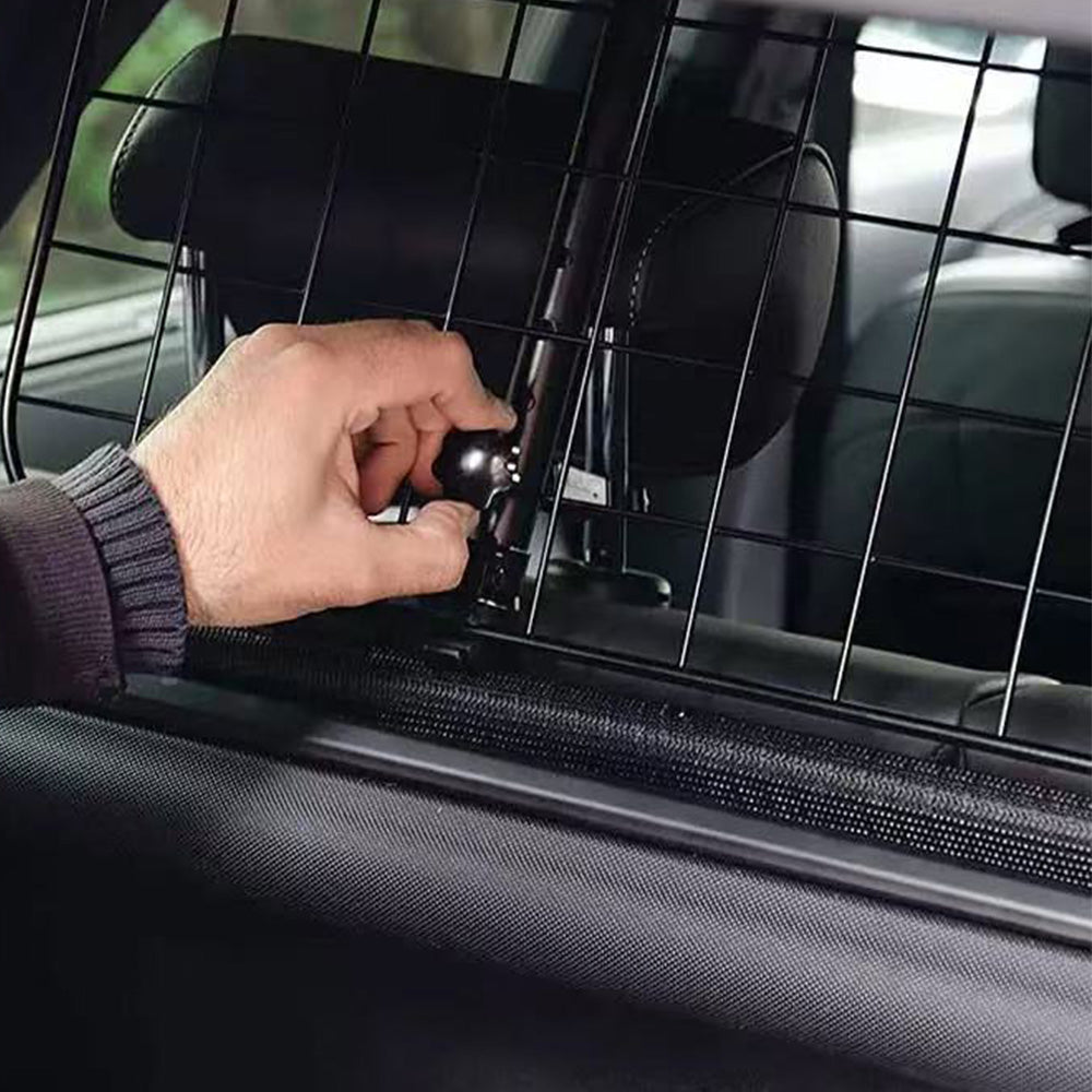 Adjustable Iron Pet Barrier for Cars SUVs and Hatchbacks 90 to 145cm