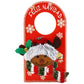 Vintage Merry Christmas Door Knob Hanger-Elk