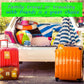 4Pcs Portable Aluminum Alloy Anti Loss Luggage Tags Travel ID Labels