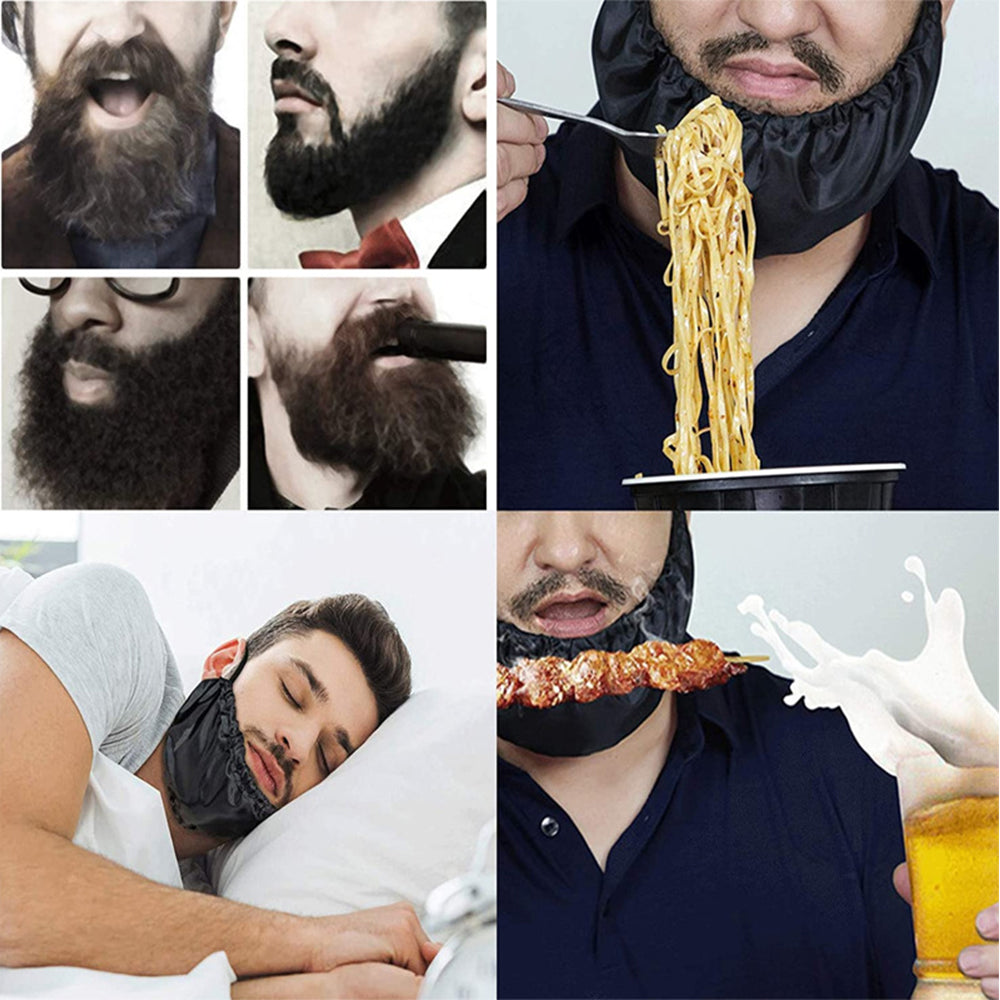 3Pcs Long Beard Protective Covers for Men