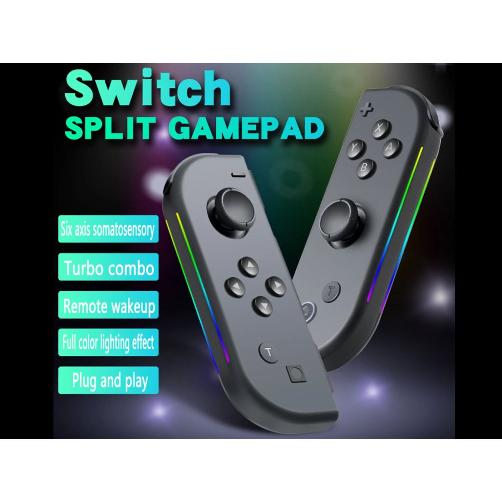 Split Wireless Gamepad Replacement Controllers for Nintendo Switch