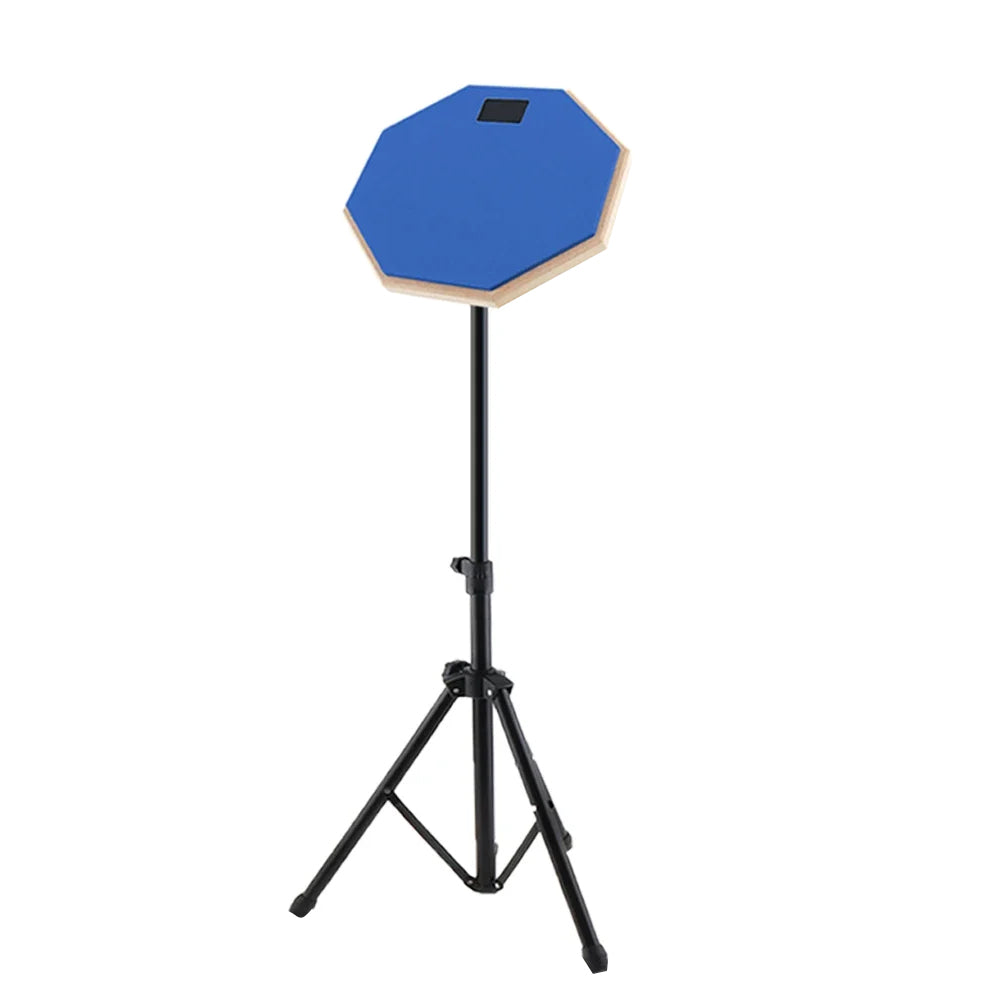 20cm Rubber Practice Drum Pad with Drum Stand