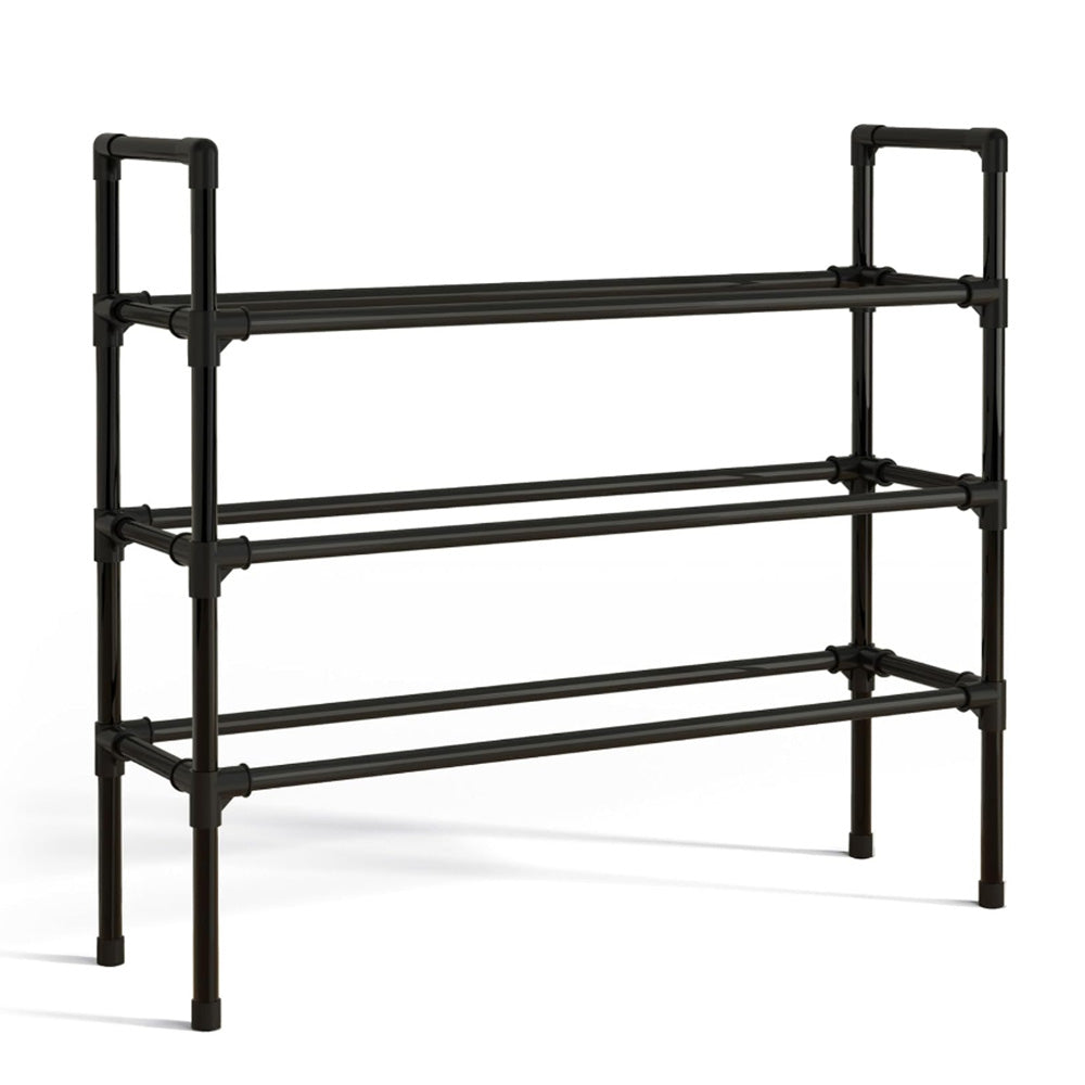 Shoe Rack 3 Tier Shelves Shoes Cabinet Storage Organizer Shelf