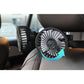 Rotation Air Cooling Fan Car Cooling Fan Car Back Rear Seat Dual Head Fan