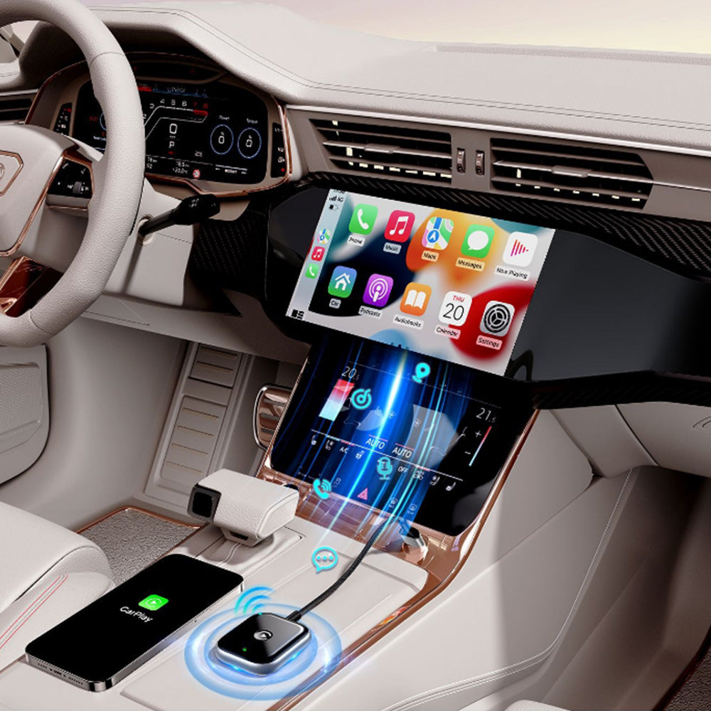 For Apple Carplay Android Auto Adapter Bluetooth USB Wireless Car Player