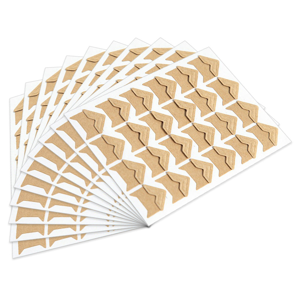 240 PCS Self Adhesive Photo Corners Photo Mounting Stickers for Album Scrapbook DIY Crafts