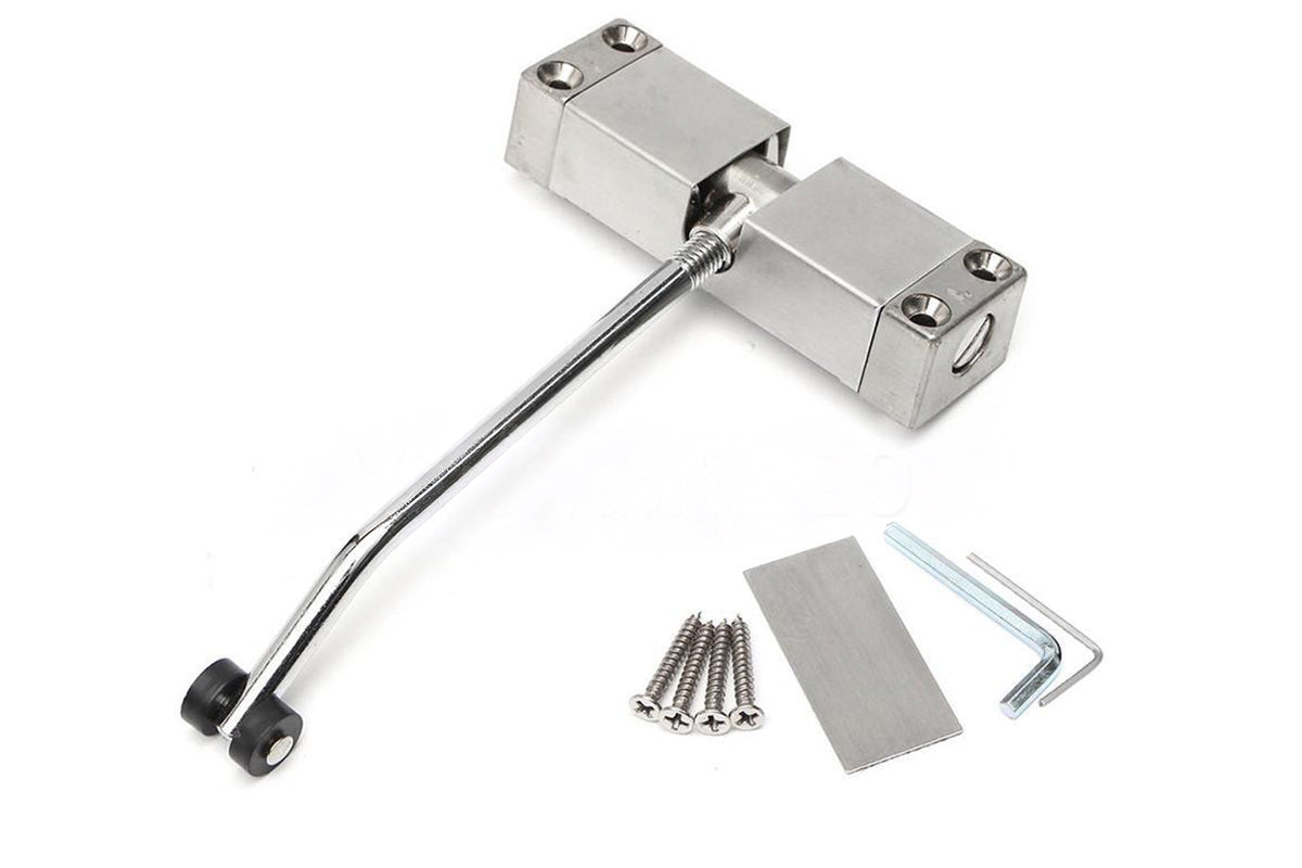 Aluminum Alloy Automatic Door Closer with Adjustable Closing Angle