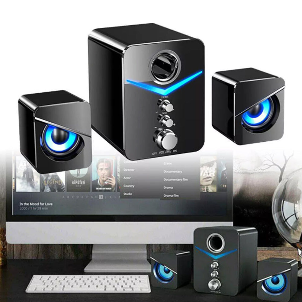 Computer Speaker System Bluetooth Surround Sound for Desktop Laptop