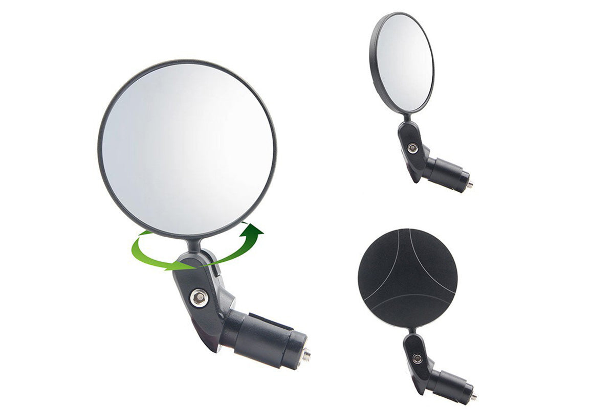 Handlebar Bike Mirrors Adjustable Bicycle Rearview Mirror for Mountain Road Bikes