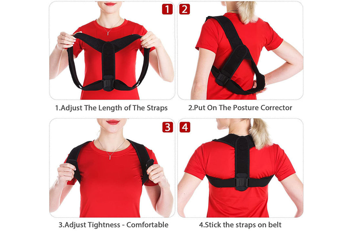 Back Brace Adjustable Back Posture Corrector Belt