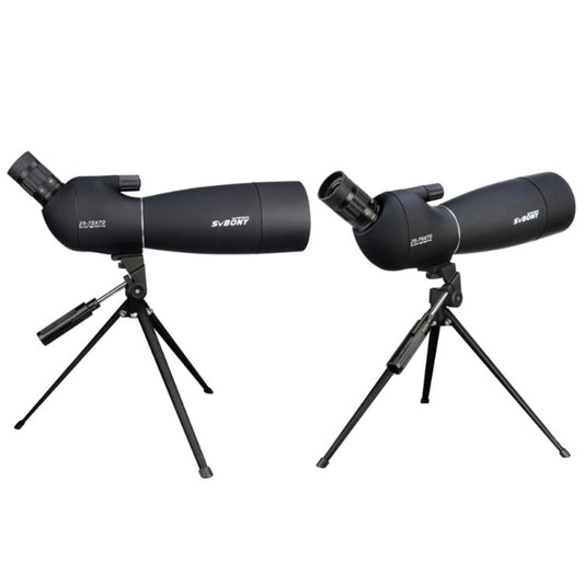 Angled 25-75x70mm Spotter Scope with Phone Adapter and Tripod
