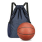 Sport Drawstring Backpack With 2 Pockets Large Capacity Basketball Bag