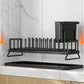 Dish Drying Storage Rack with Water Tray for Kitchen Counter