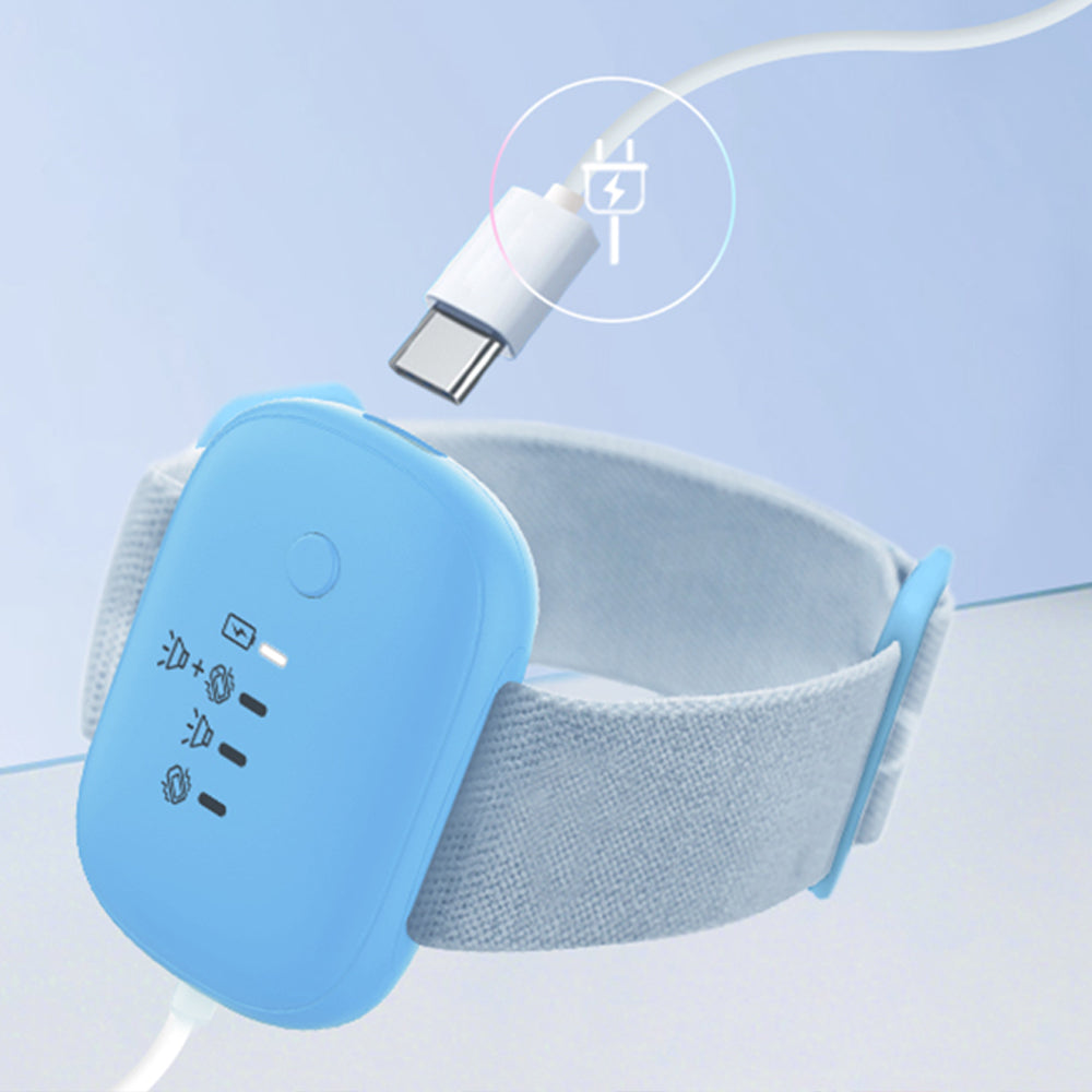 Bedwetting Alarm with Vibration and Sound Sensor Pad