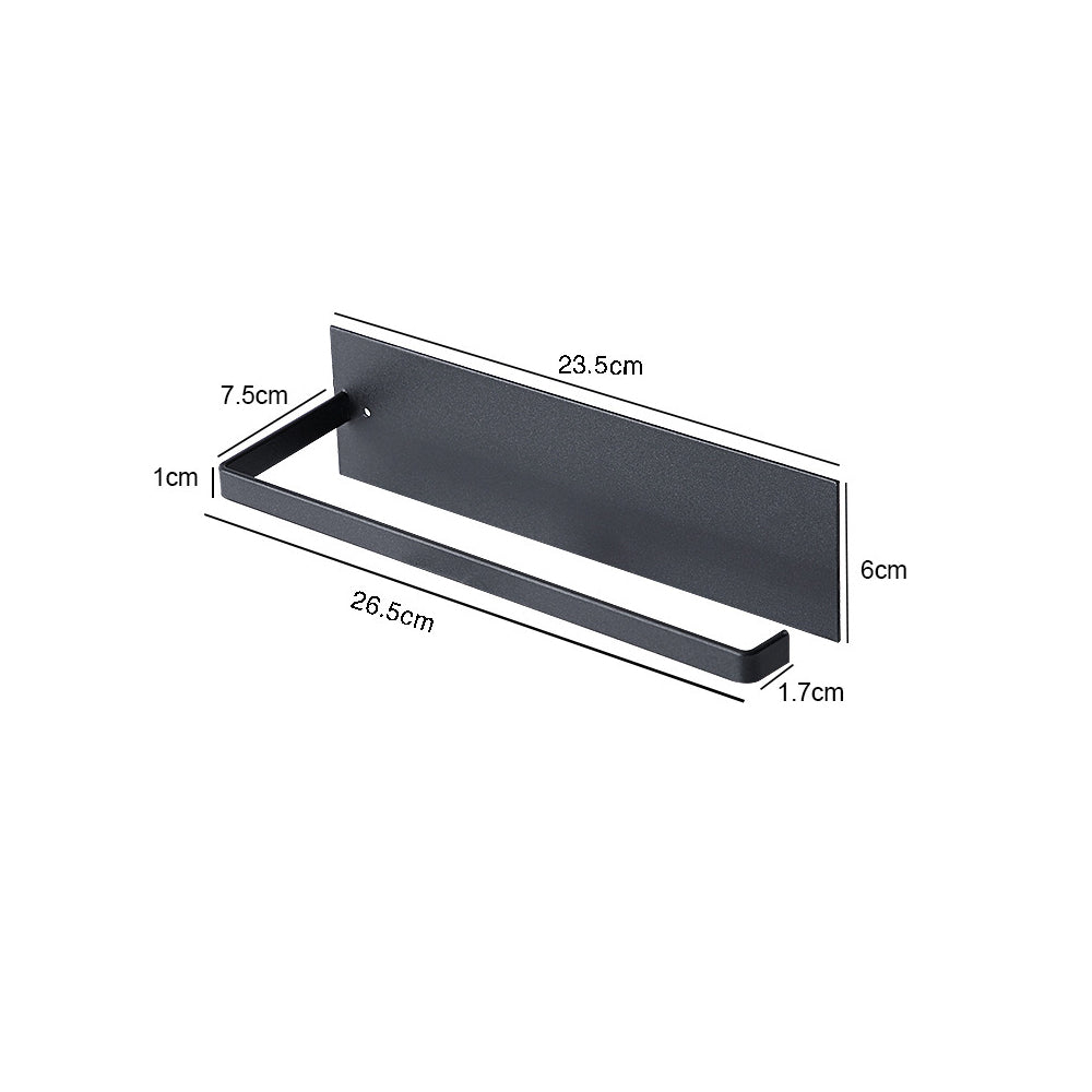 Aluminum Alloy Wall Mount Paper Towel Holder with Self Adhesive