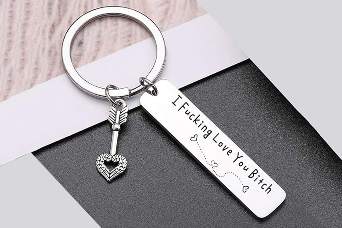Best Friend Keychain Stainless Steel Key Chain