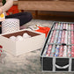 Large Capacity PE Gift Wrap Storage Bag with Water Resistant Zipper and Handles