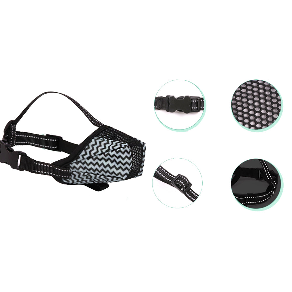 Breathable Dog Muzzle for Medium Large Sized Dog
