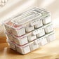 Divided Serving Tray with Lid and Handle Snack Box Container
