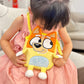 Bluey Inspired Kids Plush Crossbody Bag or Pencil Case