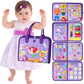 Montessori Busy Board Backpack Sensory Learning Portable Educational Activity Toy for Kids