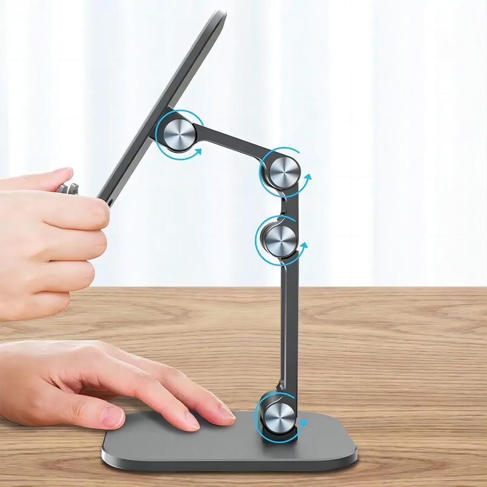 Adjustable Phone Stand Holder - Foldable Desktop Tablet Stand for Watching Videos