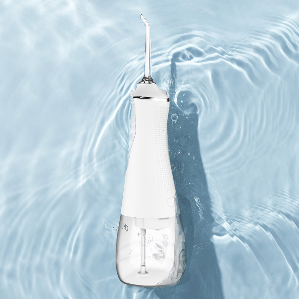 Cordless Water Flosser Teeth Cleaner 300ML Dental Flosser with 4 Jet Tips