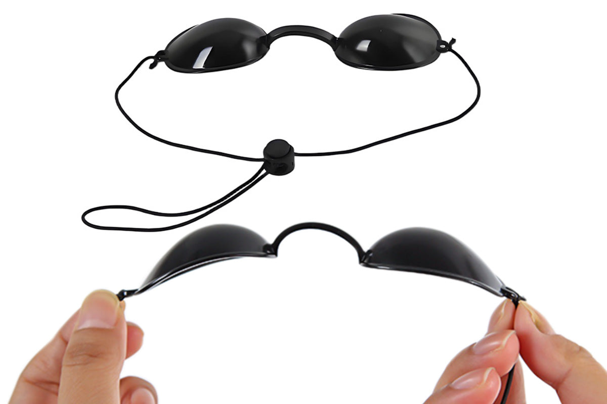 2Pcs Eye Protection Red Light Therapy Tanning Bed Goggles for Sunbathing