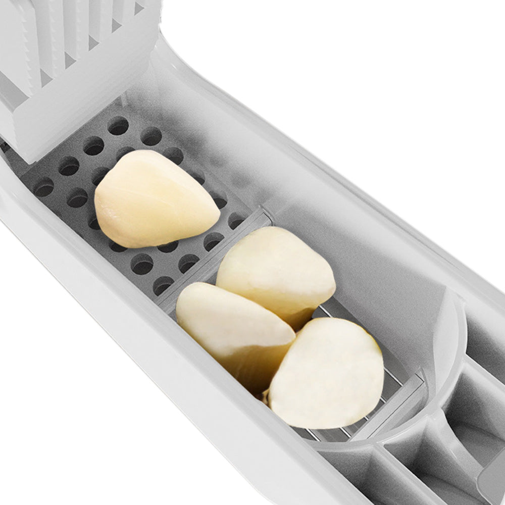 4-in-1 Garlic Press Mincer Garlic Crusher Slicer Peeler Can Opener Jar Opener