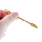 6Pcs Mini Metal Scoop Portable Small Sampling Spoon for Spice and Coffee