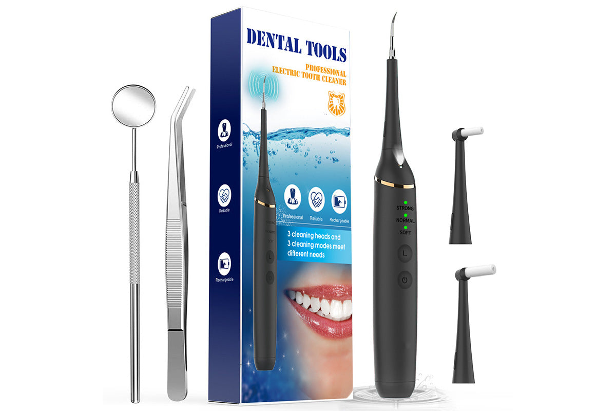 Electric Ultrasonic Tooth Cleaner Dental Calculus Plaque Tartar Remover for Home Use