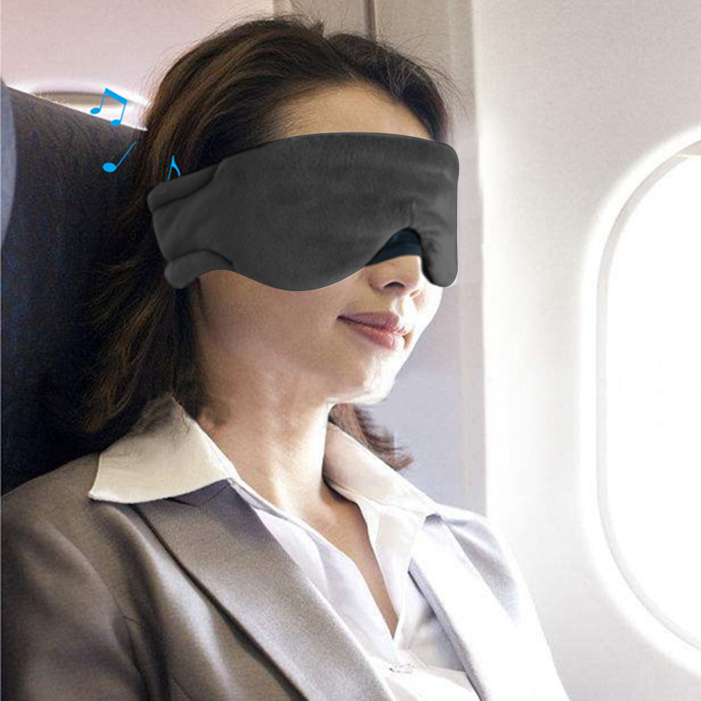 3D Bluetooth Sleeping Mask 5.0 Headphones Headband Portable Rechargeable