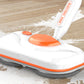 Cordless Electric Spin Mop with LED Light Water Sprayer and 750ML Large Water Tank
