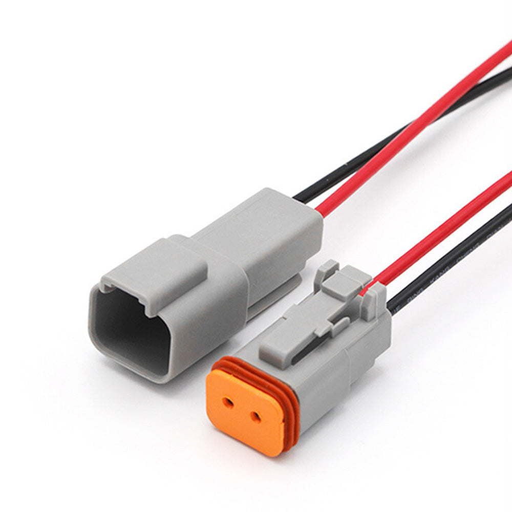 10 Kit 2 Pin Connectors for DT Deutsch Water-resistant Automotive Electrical Connector for Car