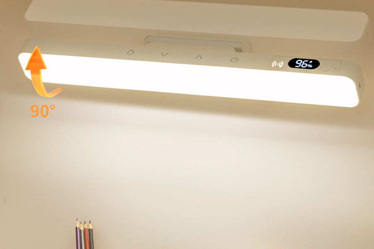 Magnetic Rechargeable LED Light Bar with 5 Colors Touch and Remote Control Battery Display