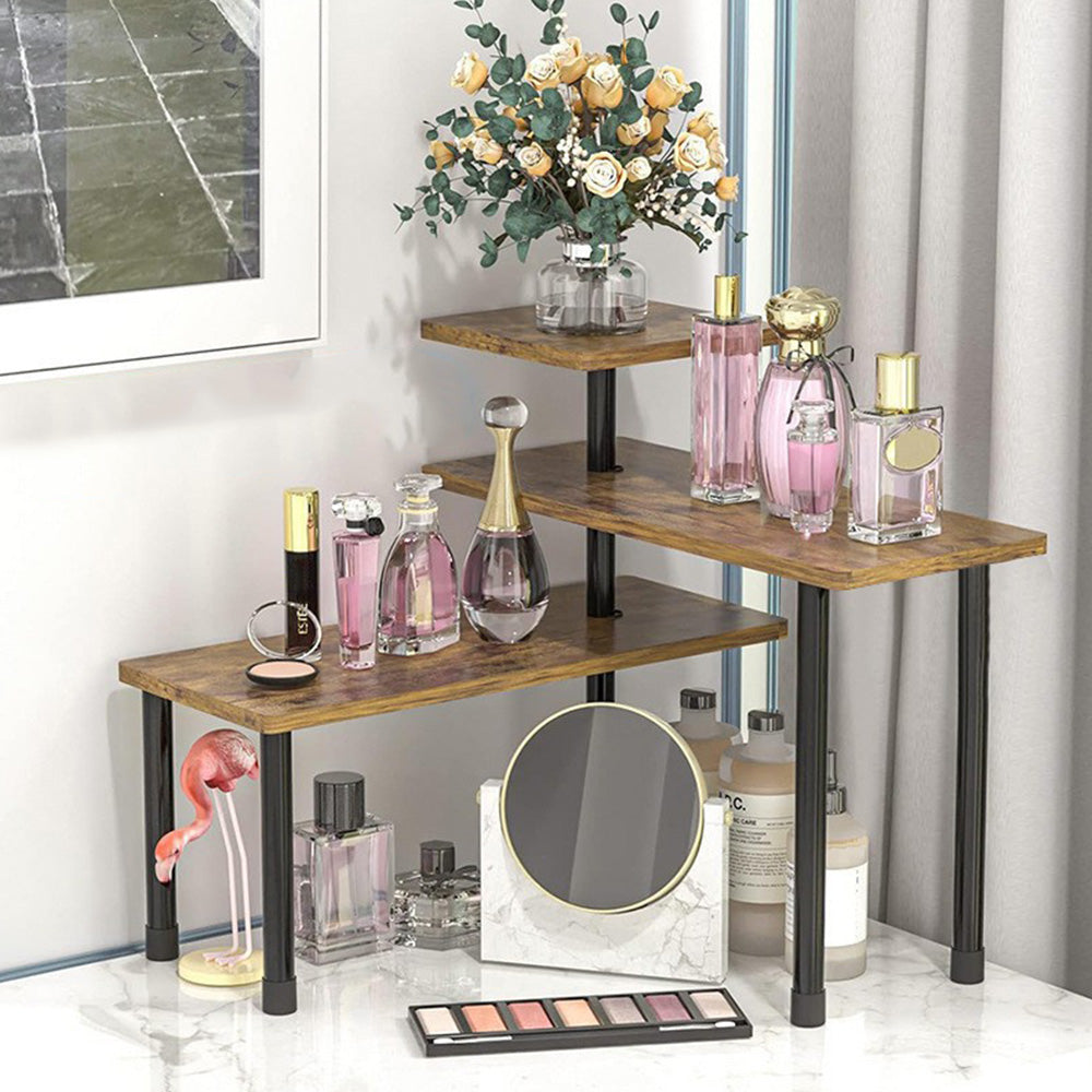 3 Tier Foldable Corner Countertop Storage Shelf