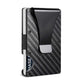 RFID Blocking Carbon Fiber Card Holder Slim Wallet for Men with Anti-Theft Protection