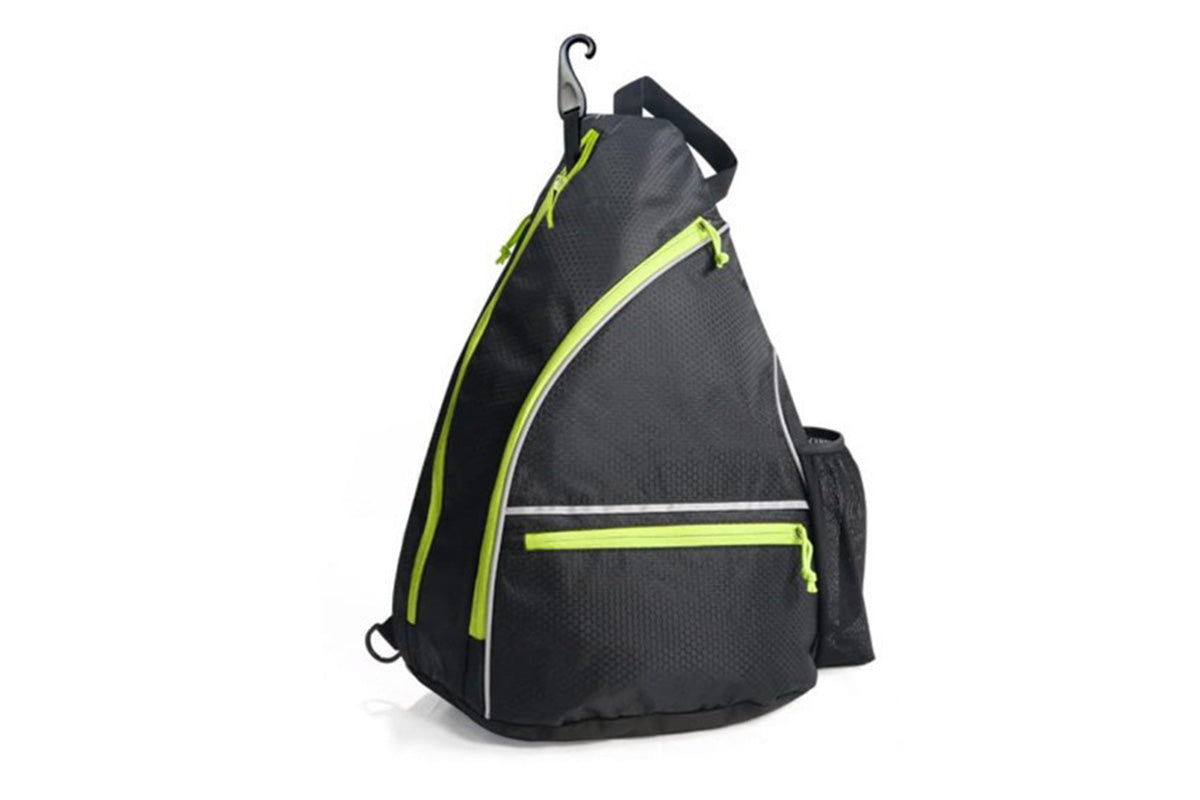 Pickleball Backpack Adjustable Sling Bag Large Capacity with Safety Pocket for Men and Women