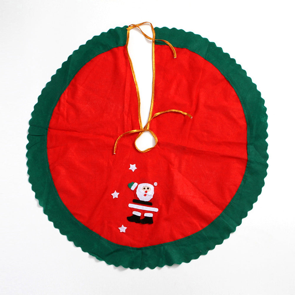 Christmas Tree Skirt Base Floor Mat Cover Xmas Party Home Decoration 90cm