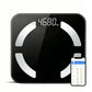 Body Fat Scale USB Rechargeable Digital Bathroom Scale with APP