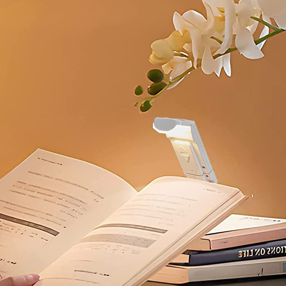 Rechargeable Clip-On Reading Light with Flexible Adjustable Arm