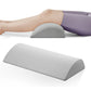 Half Moon Bolster Pillow for Legs Under Knee Support for Back and Side Sleeping