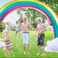 Inflatable Rainbow Sprinkler Extra Large Outdoor Water Toy