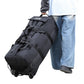 90 L Foldable Oxford Rolling Duffle Travel Bag with 3 Carry Modes