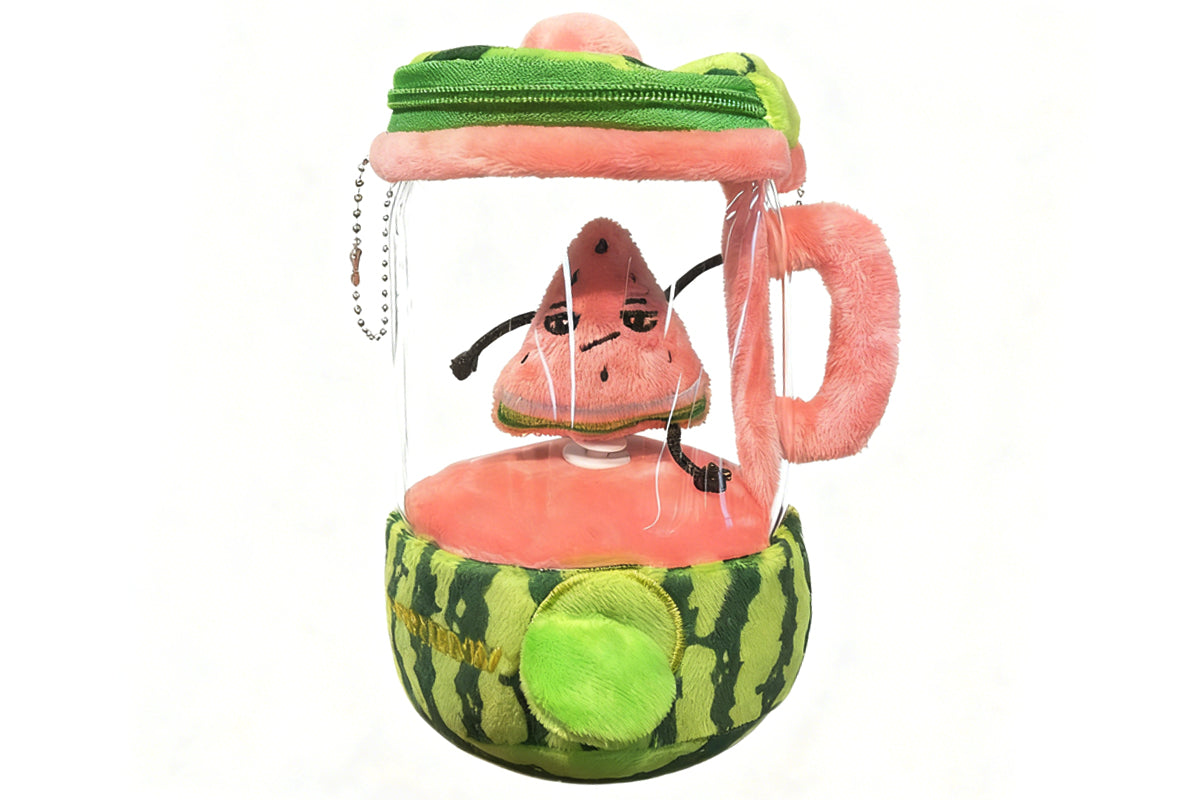 Stress Relief Spinning Fruit Blender Plush Keychain Plush Toy